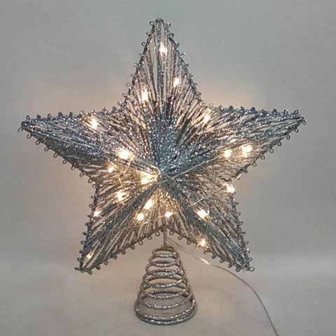 Lh B/O Gold Star Tree Topper 