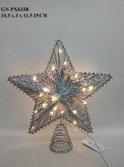 Lh B/O Gold Star Tree Topper 
