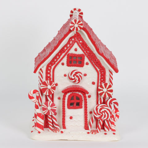 9"H Candy House Decor