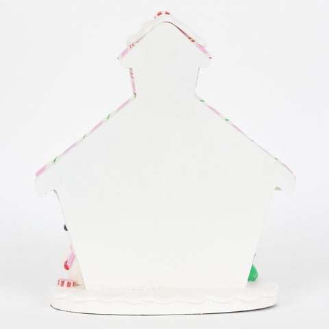 8In Clay W/Snwmn Village