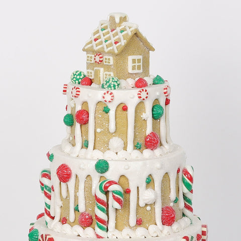 Christmas Gingerbread Cake Décor