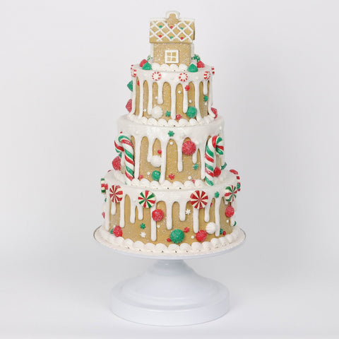 Christmas Gingerbread Cake Décor