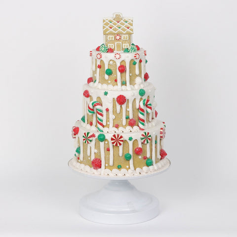 Christmas Gingerbread Cake Décor