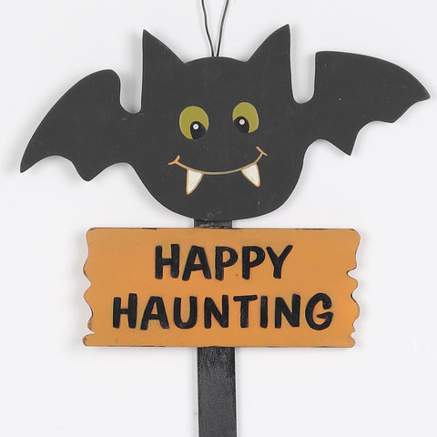 9*0.393*16.14‘’ Happy Halloween Bat Mdf Wall Hanger Décor