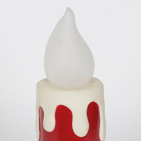 Christmas 6.0*14.5*0.0''Plastic Candle Décor | Christmas Decor | Festive Holiday Decoration
