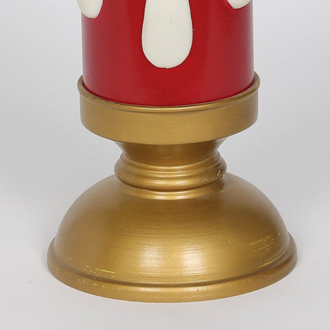 Christmas 6.0*14.5*0.0''Plastic Candle Décor | Christmas Decor | Festive Holiday Decoration