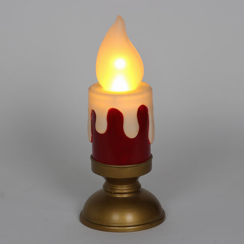 Christmas 6.0*14.5*0.0''Plastic Candle Décor | Christmas Decor | Festive Holiday Decoration