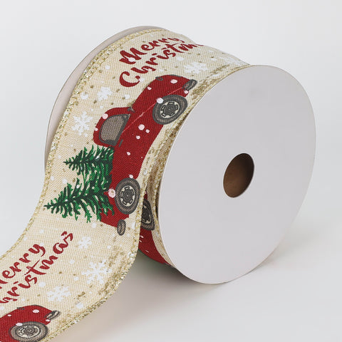 2.5''X10Yds Truck W/Tree Ribbon