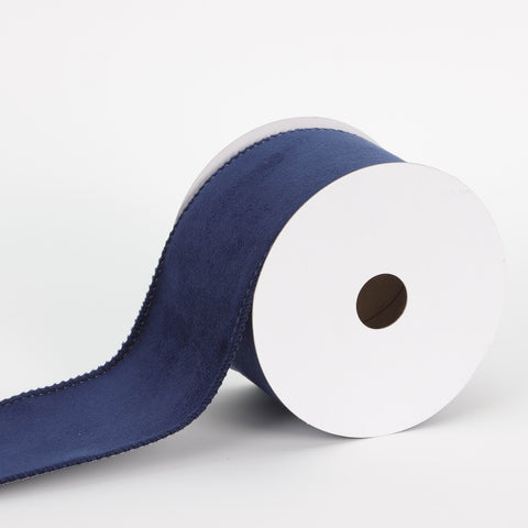 CHRISTMAS 2.5''X 5YDS  Velvet Ribbon