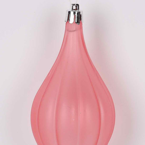 Christmas 2.25*5.25‘’ Pink Teardrop Ornament