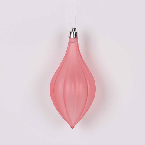 Christmas 2.25*5.25‘’ Pink Teardrop Ornament