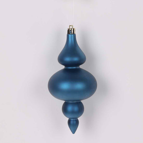 Christmas 3*6.5'' Blue Teardrop Ornament