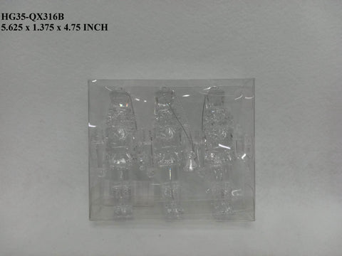 Christmas Plastic Boxed  Ornament