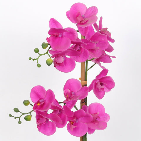 Nearly Natural Orchid Phalaenopsis Artificial Arrangement in Vase