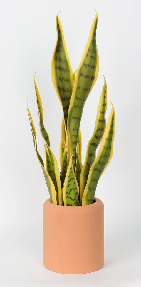 Faux Sansevieria Decor:21 Inch Lifelike Greenery for Effortless Style