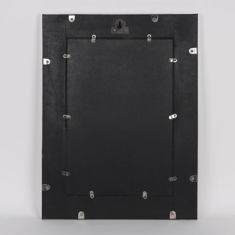 18X1.25X24Wood , Steel & Iron Rectangular Mirror | Home Decor | Interior Styling
