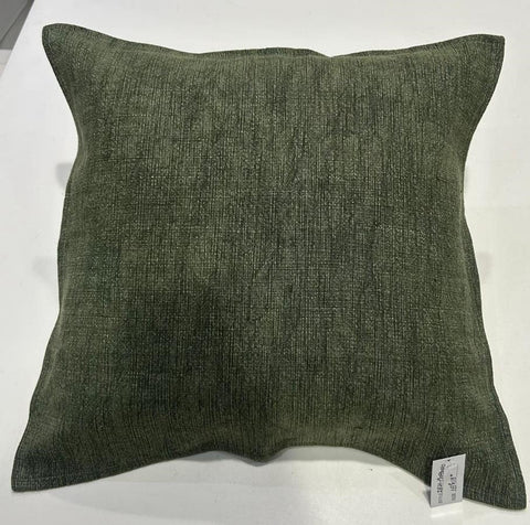 Plain Cushion Cover ,Front- Cotton Texture Back-Cotton Chambray With Concealed Zip