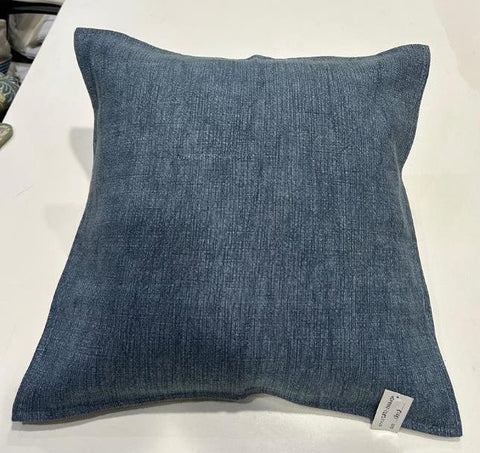 Plain Cushion Cover ,Front- Cotton Texture Back-Cotton Chambray With Concealed Zip