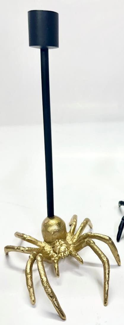 Anatomical Black-Widow Spider Taper Holder 8In G
