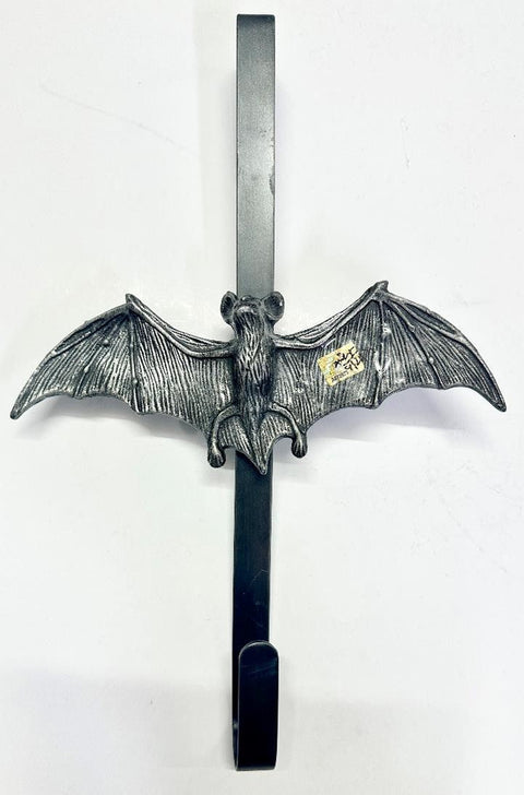Wreath-Holder (Bat)  Aged Aluminum