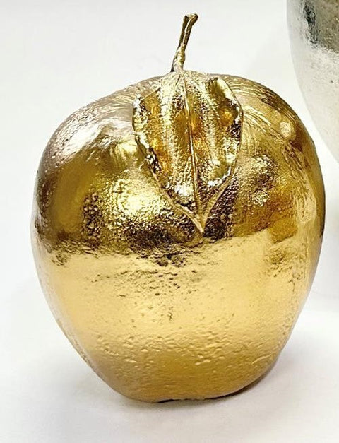Apple Sculpture  (S) Gold