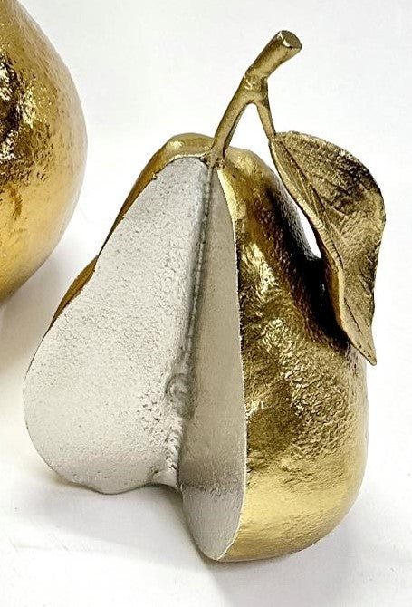 Cut-Pear Sculpture  (S) Gold / Nickel