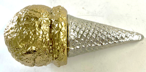Ice-Cream On Cone (M) Nickel / Gold