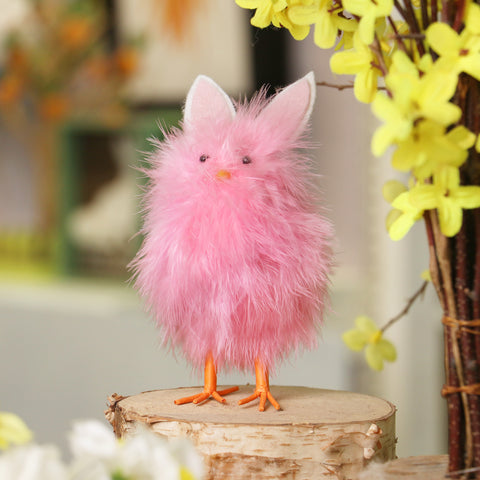 Furry Easter Chick-Pink