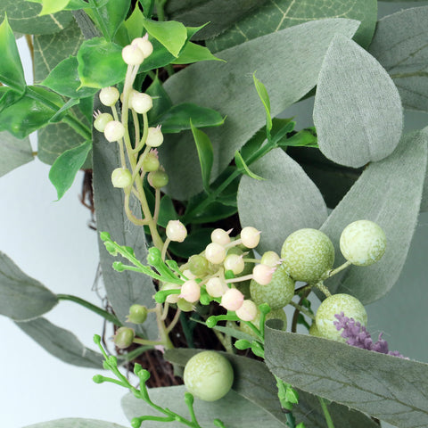 Couronne d'eucalyptus de 20 pouces