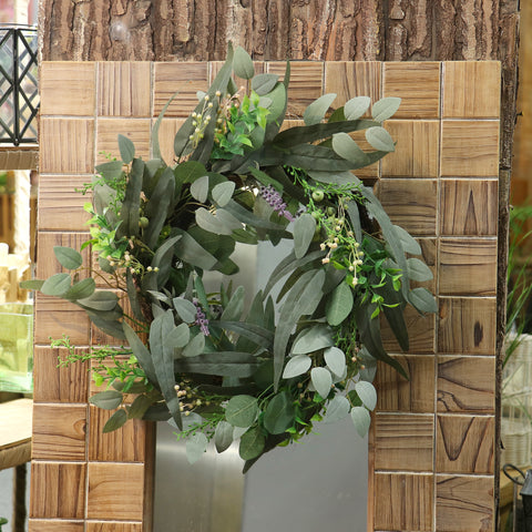 Couronne d'eucalyptus de 20 pouces