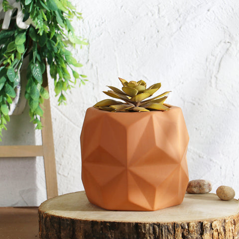 Vase en céramique de 4,7 x 5,1 po