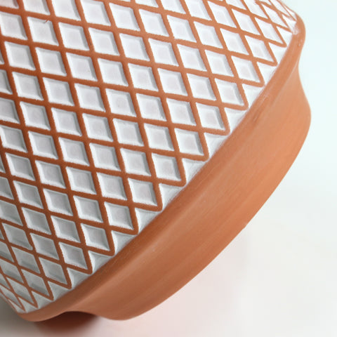 Vase en céramique de 4,14 x 3,74 po