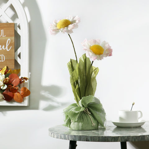 DÉCOR FLORAL EN PAPIER TEINTÉ DE 4,25 * 24 POUCES