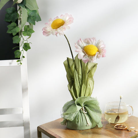 DÉCOR FLORAL EN PAPIER TEINTÉ DE 4,25 * 24 POUCES