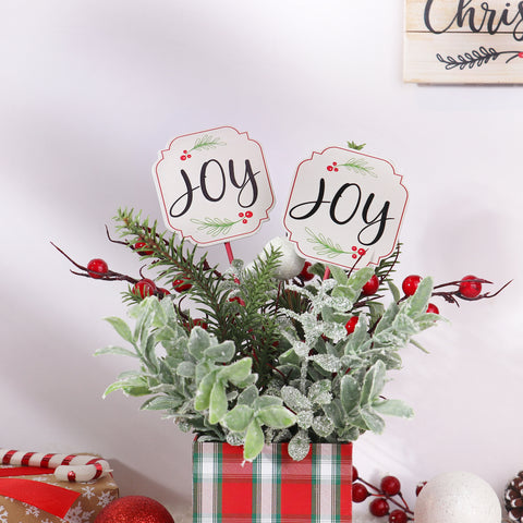 CHRISTMAS MT23 MDF PICK 1 PDQA - JOY