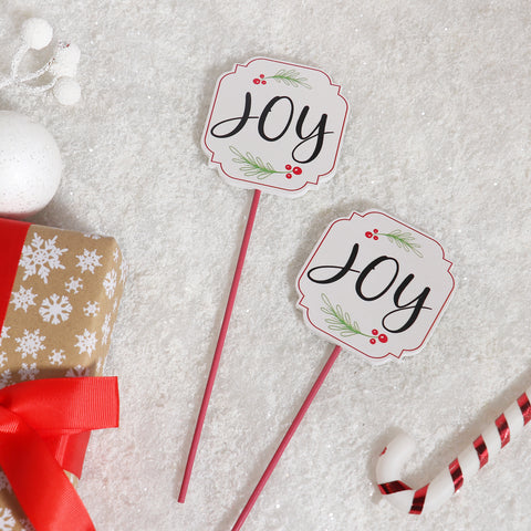 CHRISTMAS MT23 MDF PICK 1 PDQA - JOY