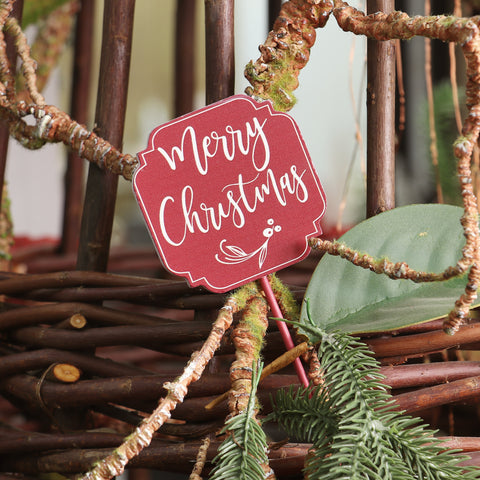 CHRISTMAS MT23 MDF PICK 1 PDQA - MERRY CHRISTMAS