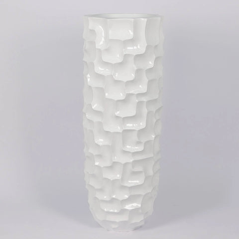 120Cm Shiny White Planter (Without Inner Tank)