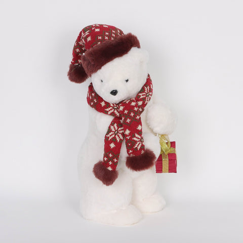 14.5" Pole Bear Decor
