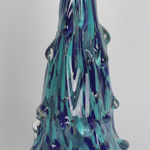 Set Of 2 Glass Tree Cone Decoration | Glass Vase | Table Centerpiece