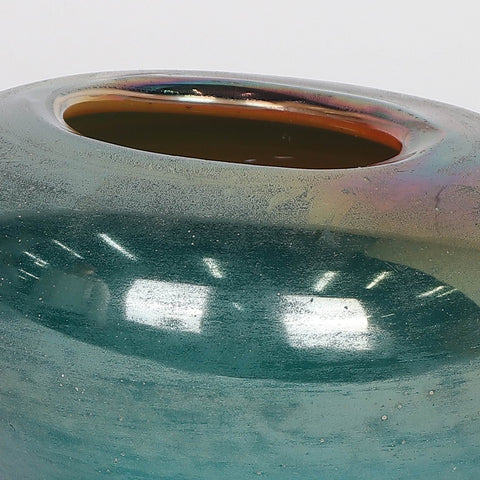 Set Of 2 Glass Pot Decoration | Glass Vase | Table Centerpiece