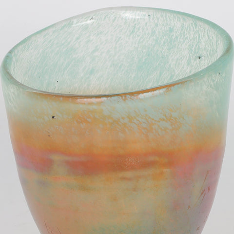 Set Of 2 Glass Pot  Decoration | Glass Vase | Table Centerpiece