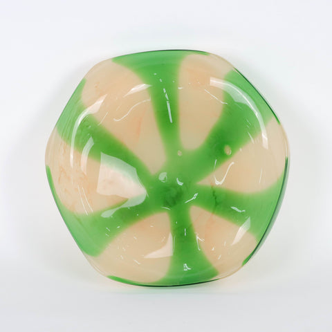 Glass Plate Décor | Glass Vase | Table Centerpiece