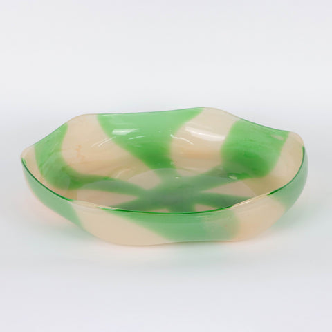 Glass Plate Décor | Glass Vase | Table Centerpiece