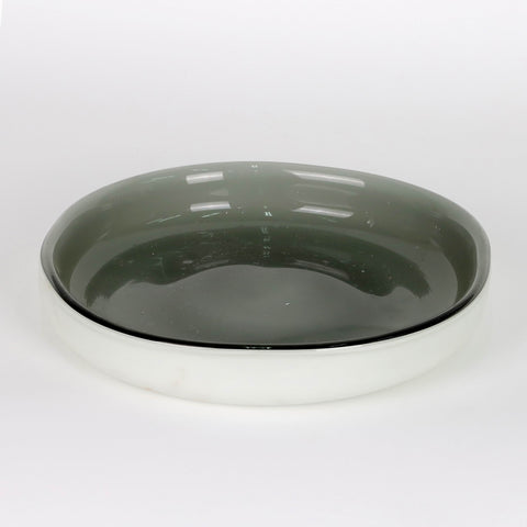 Glass Plate Décor | Glass Vase | Table Centerpiece