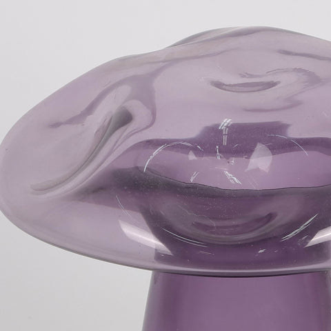 Glass Mushroom Décor | Glass Vase | Table Centerpiece