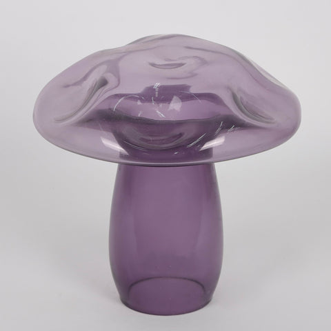 Glass Mushroom Décor | Glass Vase | Table Centerpiece