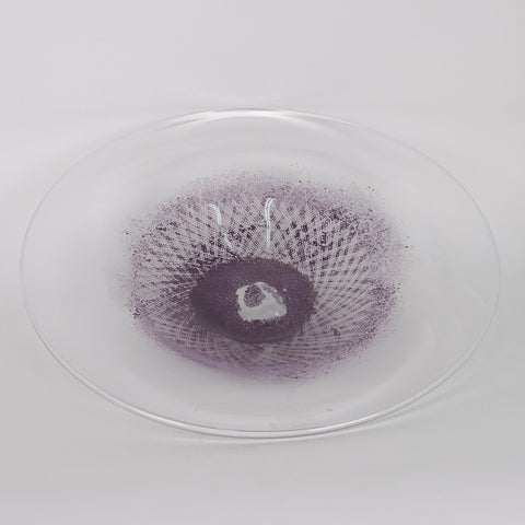 Glass Plate Décor | Glass Vase | Table Centerpiece