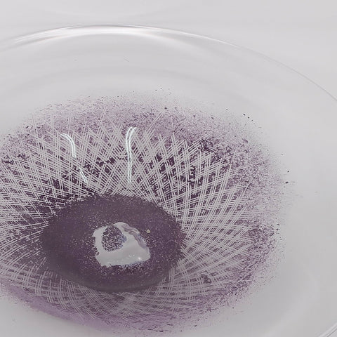 Glass Plate Décor | Glass Vase | Table Centerpiece