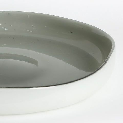 Glass Plate Décor | Glass Vase | Table Centerpiece